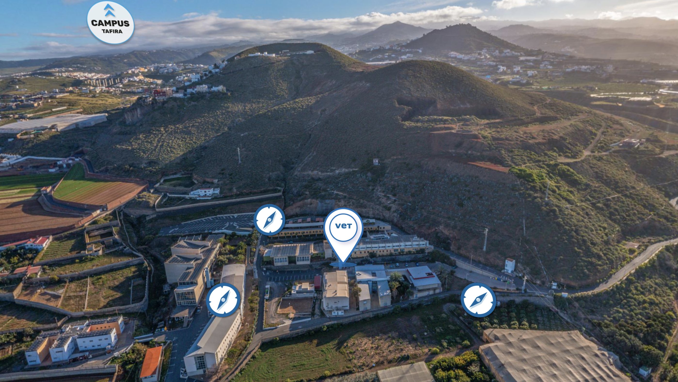 Visión 360 del Campus de Montaña Cardones de la ULPGC